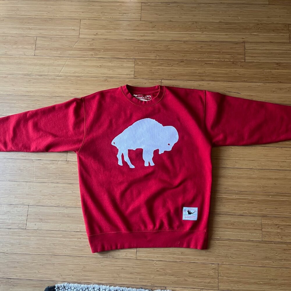 Mitchell and Ness Buffalo Bills Nostalgic Throwback Crew